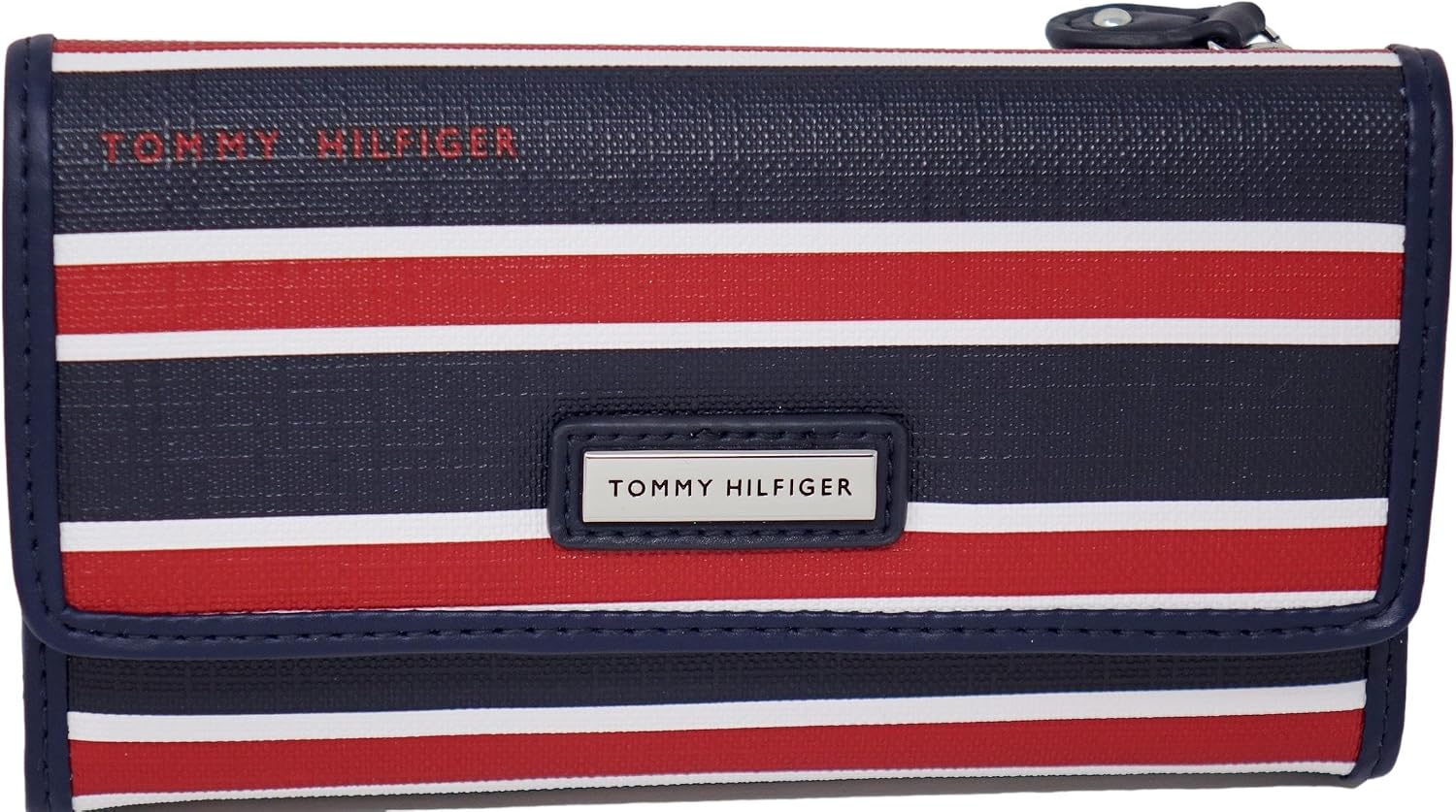 BILLETERA PARA MUJER TOMMY HILFIGER CON CIERRE Y MÚLTIPLES COMPARTIMENTOS MULTICOLOR - 1