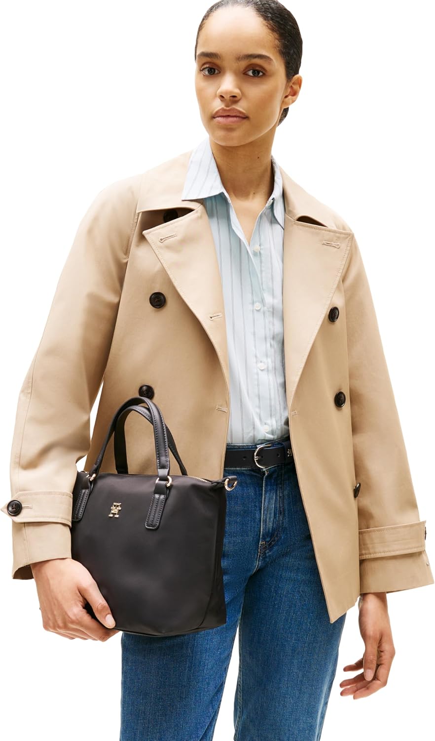 BOLSO TOTE SMALL POPPY PARA MUJER TOMMY HILFIGER CON CORREA CRUZADA REMOVIBLE - 2
