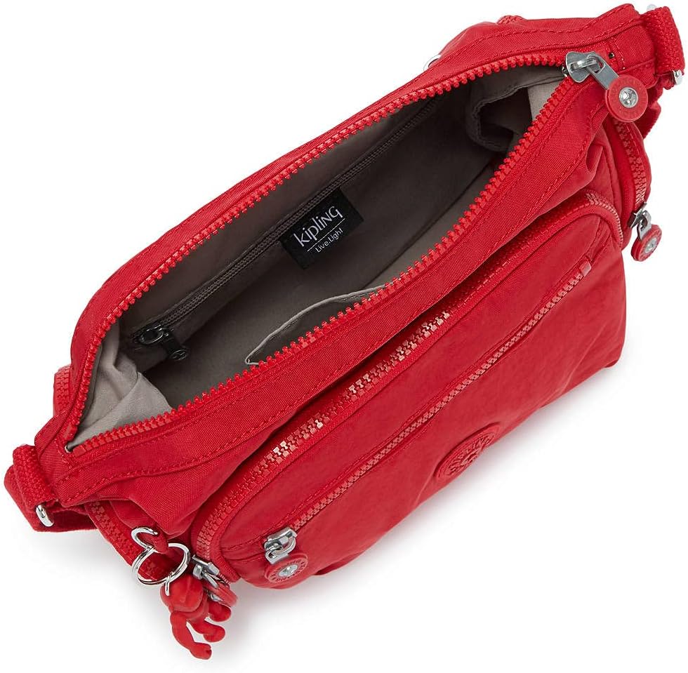 BOLSO CRUZADO KIPLING GABBIE SMALL ROJO - 4