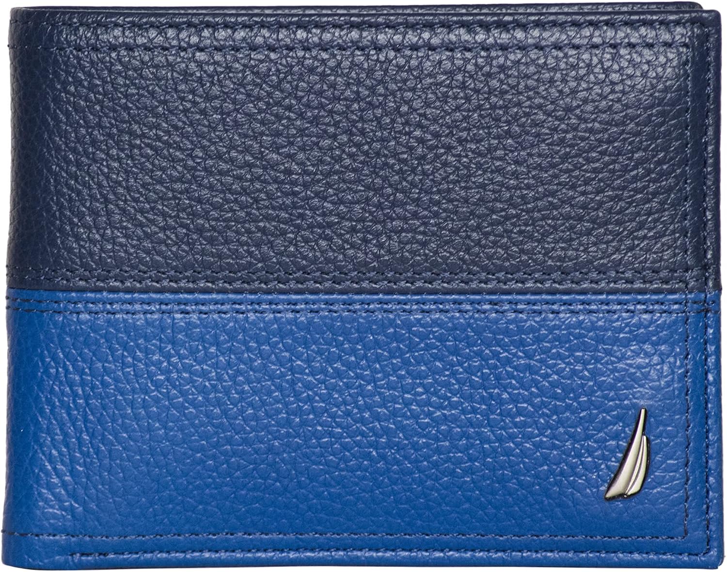 BILLETERA PARA HOMBRE NAUTICA BIFOLD DE CUERO CON BLOQUEO RFID - 1