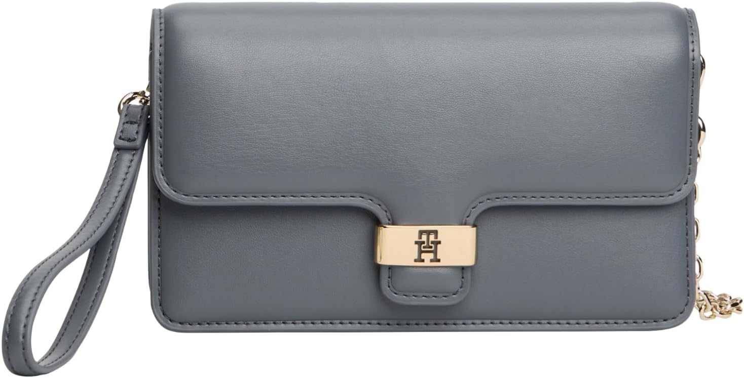 BOLSO TOMMY HILFIGER HERITAGE CLUTCH PARA MUJER CON CORREA DE CADENA REMOVIBLE - 1