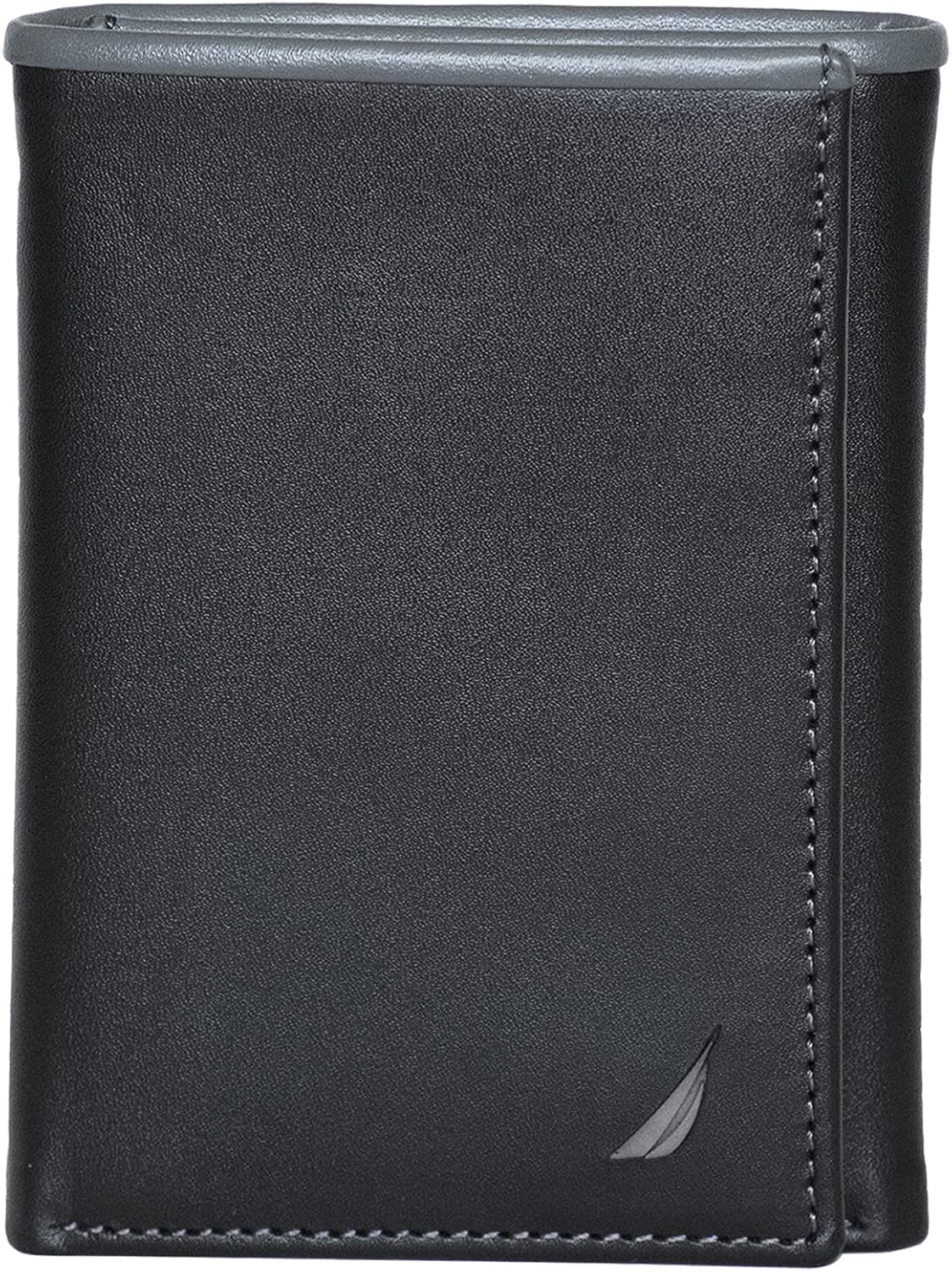 BILLETERA TRIFOLD PARA HOMBRE NAUTICA CON PROTECCIÓN RFID CUERO GENUINO - 1