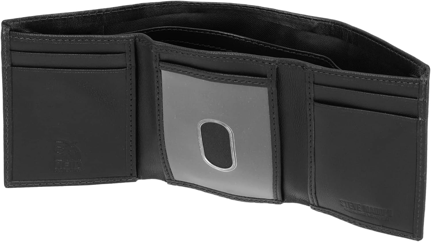 BILLETERA TRIFOLD PARA HOMBRE STEVE MADDEN CON VENTANA PARA ID Y RFID - 3
