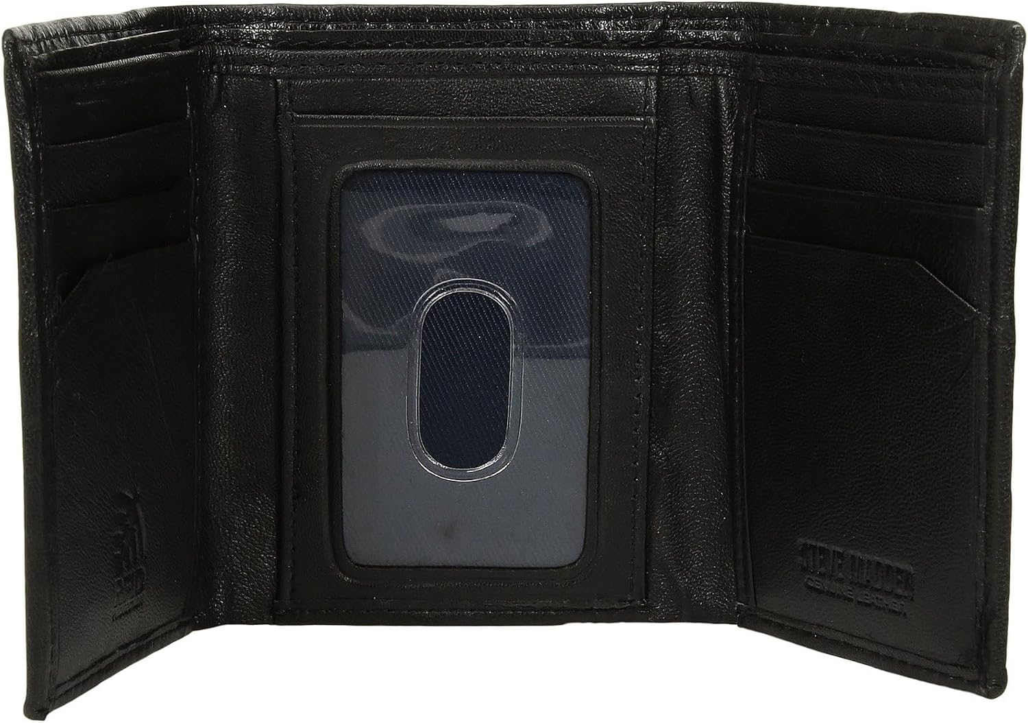 BILLETERA TRIFOLD PARA HOMBRE STEVE MADDEN CON VENTANA PARA ID Y RFID - 5
