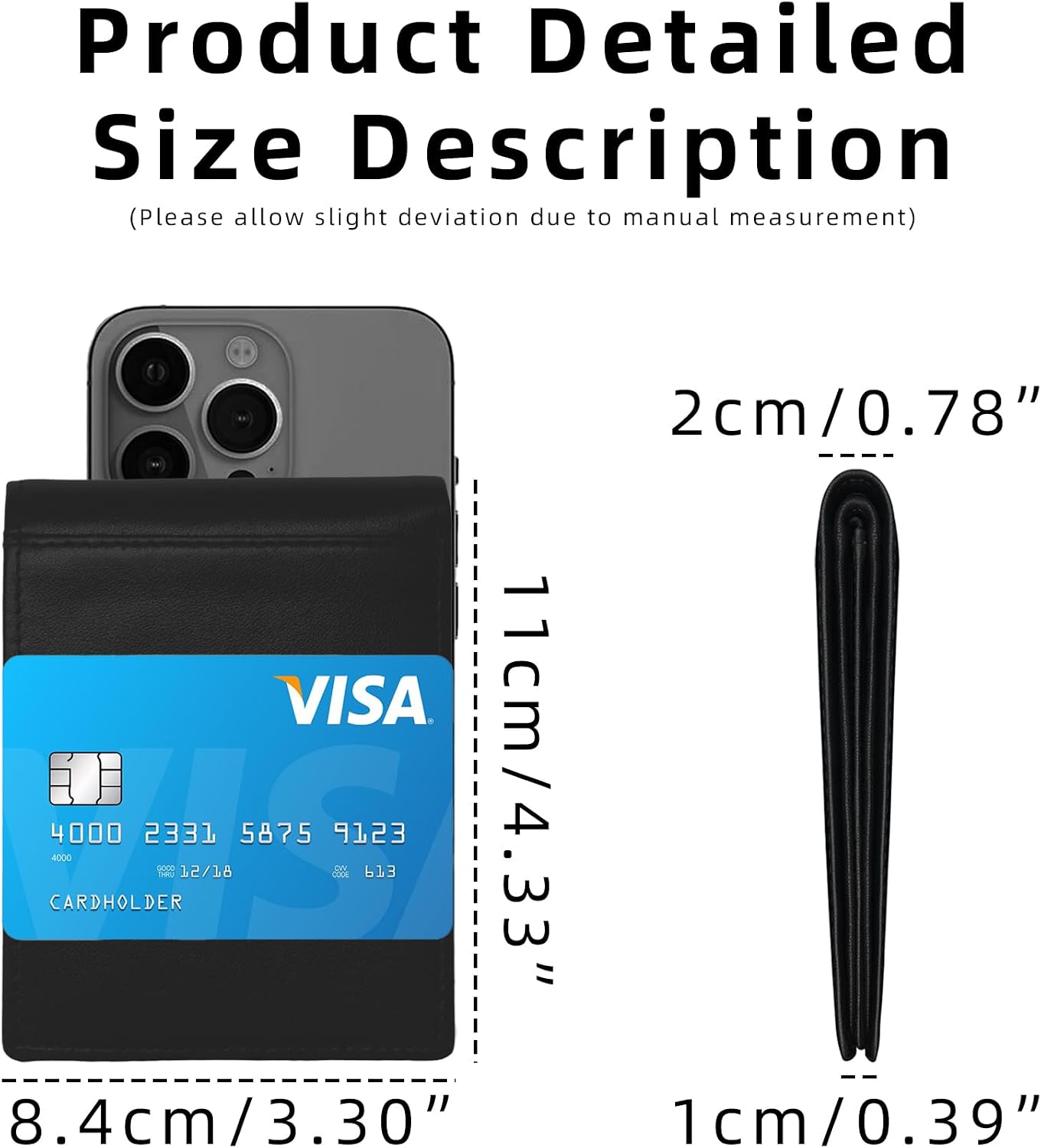 BILLETERA PARA HOMBRE TOPFORGES DE CUERO CON RFID Y CIERRE NEGRO - 2