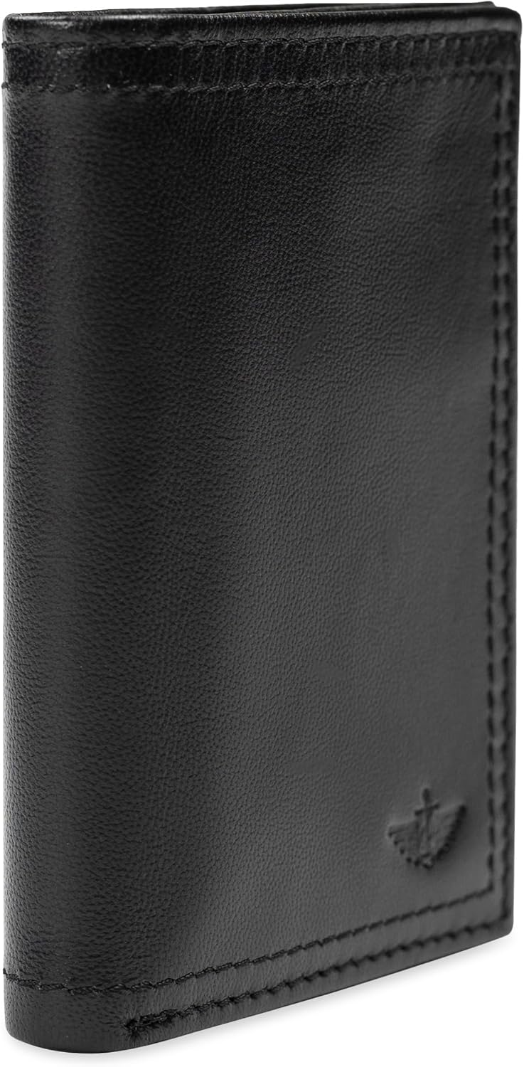BILLETERA DOCKERS PARA HOMBRE EXTRA CAPACIDAD SLIM TRIFOLD CON MÚLTIPLES RANURAS PARA TARJETAS Y VENTANA PARA ID - 2