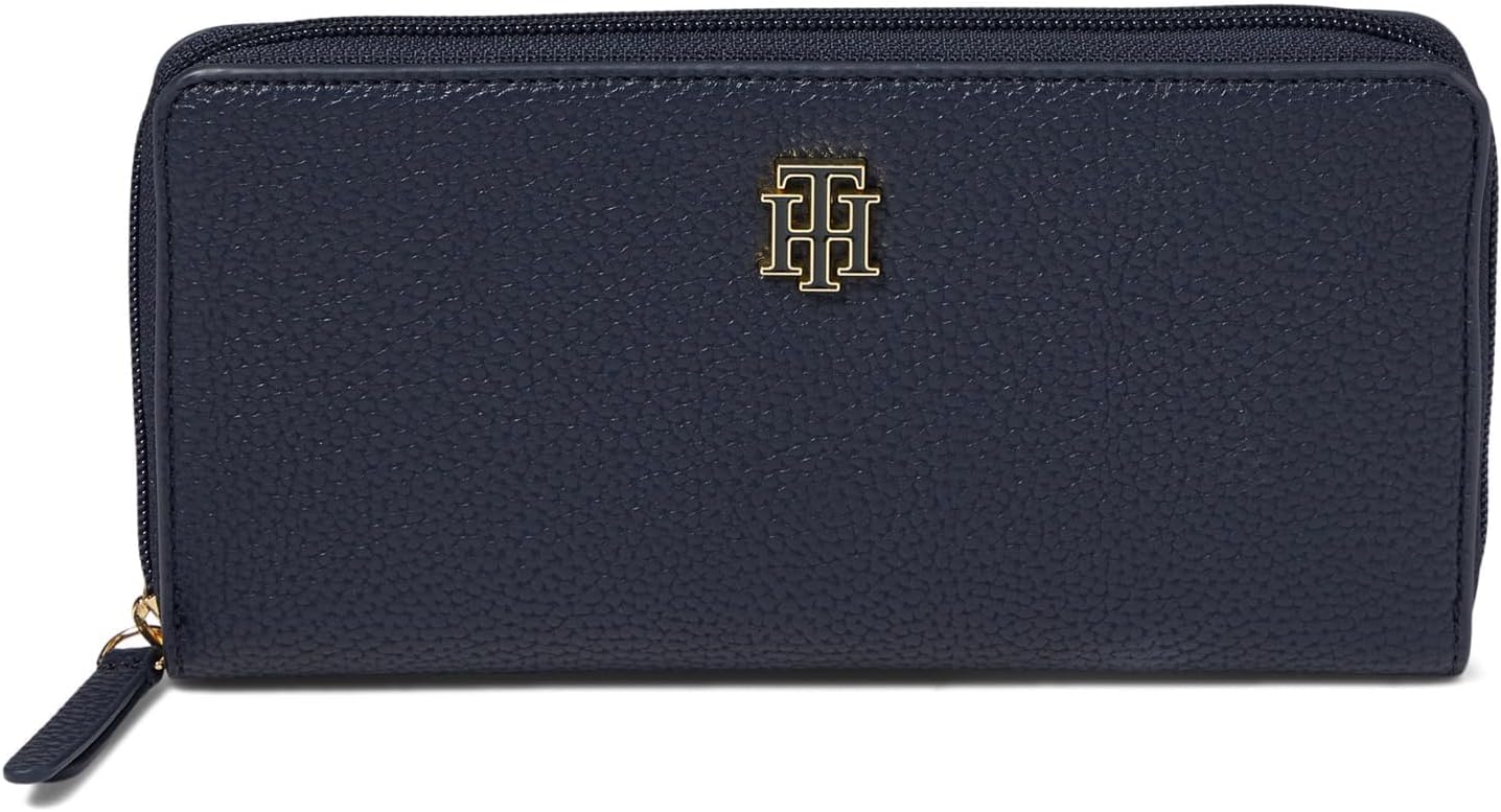 BILLETERA PARA MUJER TOMMY HILFIGER LUANNE II CON CIERRE NEGRO XS - 4