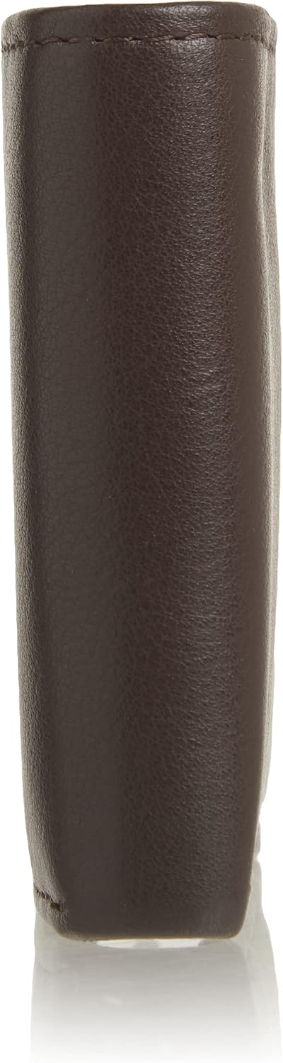 BILLETERA PARA HOMBRE PERRY ELLIS PARK AVENUE DE CUERO 100% CON PORTAPASAPORTE NEGRA - 3