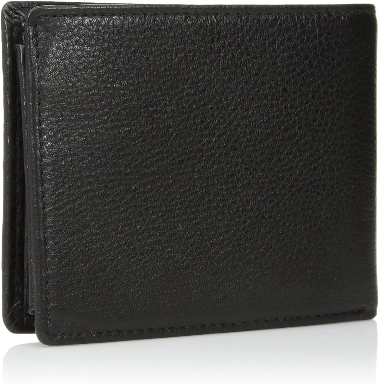 BILLETERA PARA HOMBRE PERRY ELLIS PARK AVENUE DE CUERO 100% CON PORTA PASAPORTE NEGRA - 2