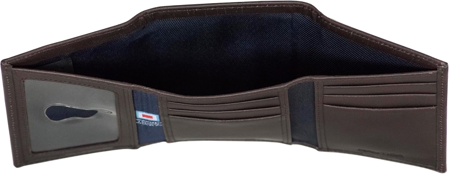 BILLETERA TRIFOLD PARA HOMBRE NAUTICA DE CUERO CON PROTECCIÓN RFID - 4