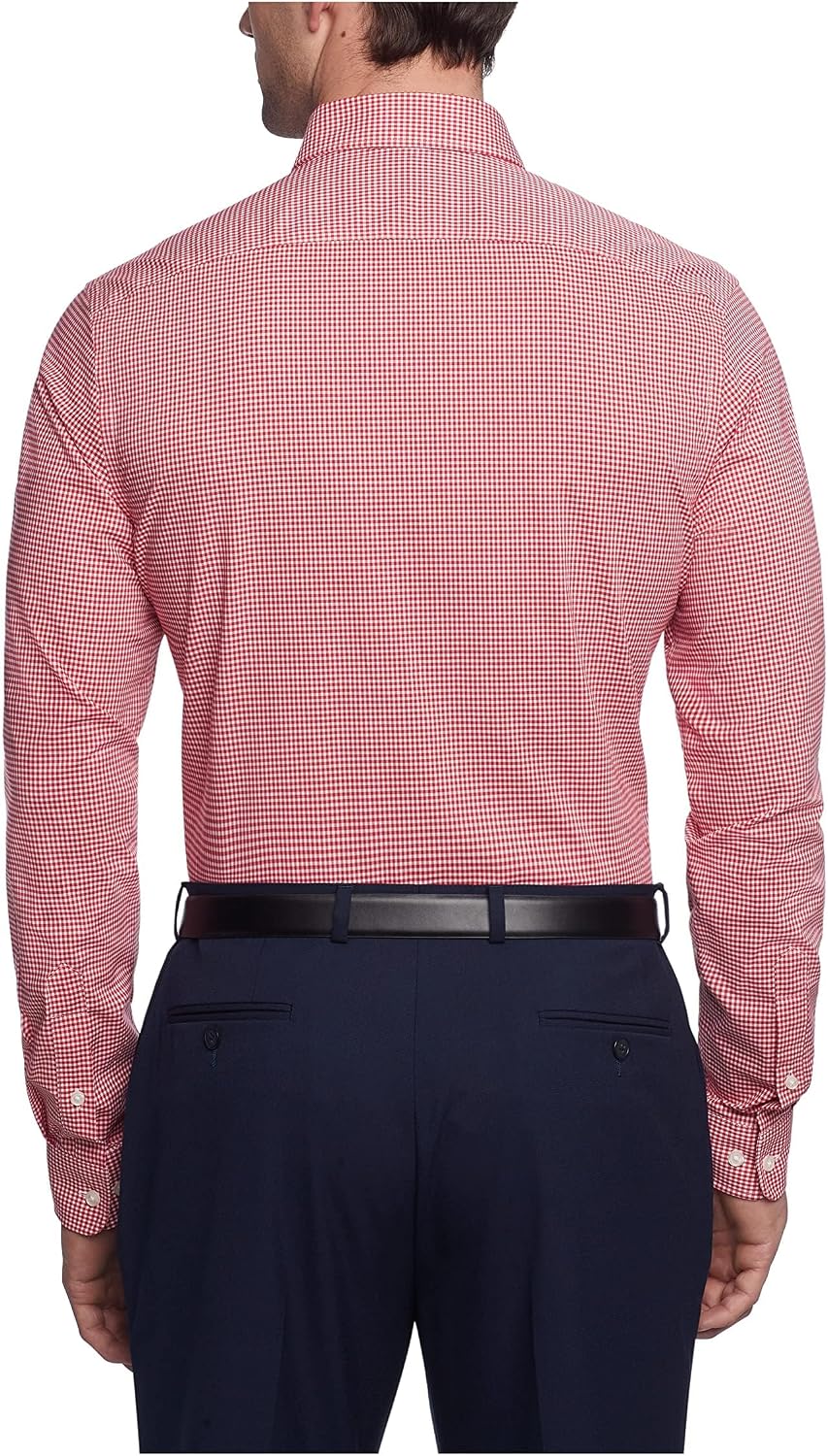 CAMISA DE VESTIR PARA HOMBRE TOMMY HILFIGER SLIM FIT SIN PLANCHADO CUADRO VICHY - 2