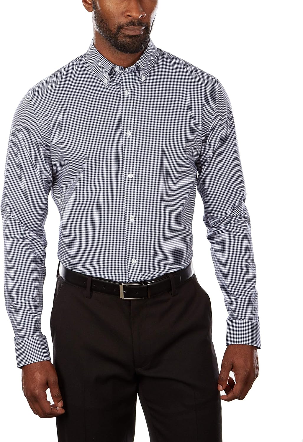 CAMISA DE VESTIR PARA HOMBRE TOMMY HILFIGER SLIM FIT SIN PLANCHADO CUADRO VICHY - 5