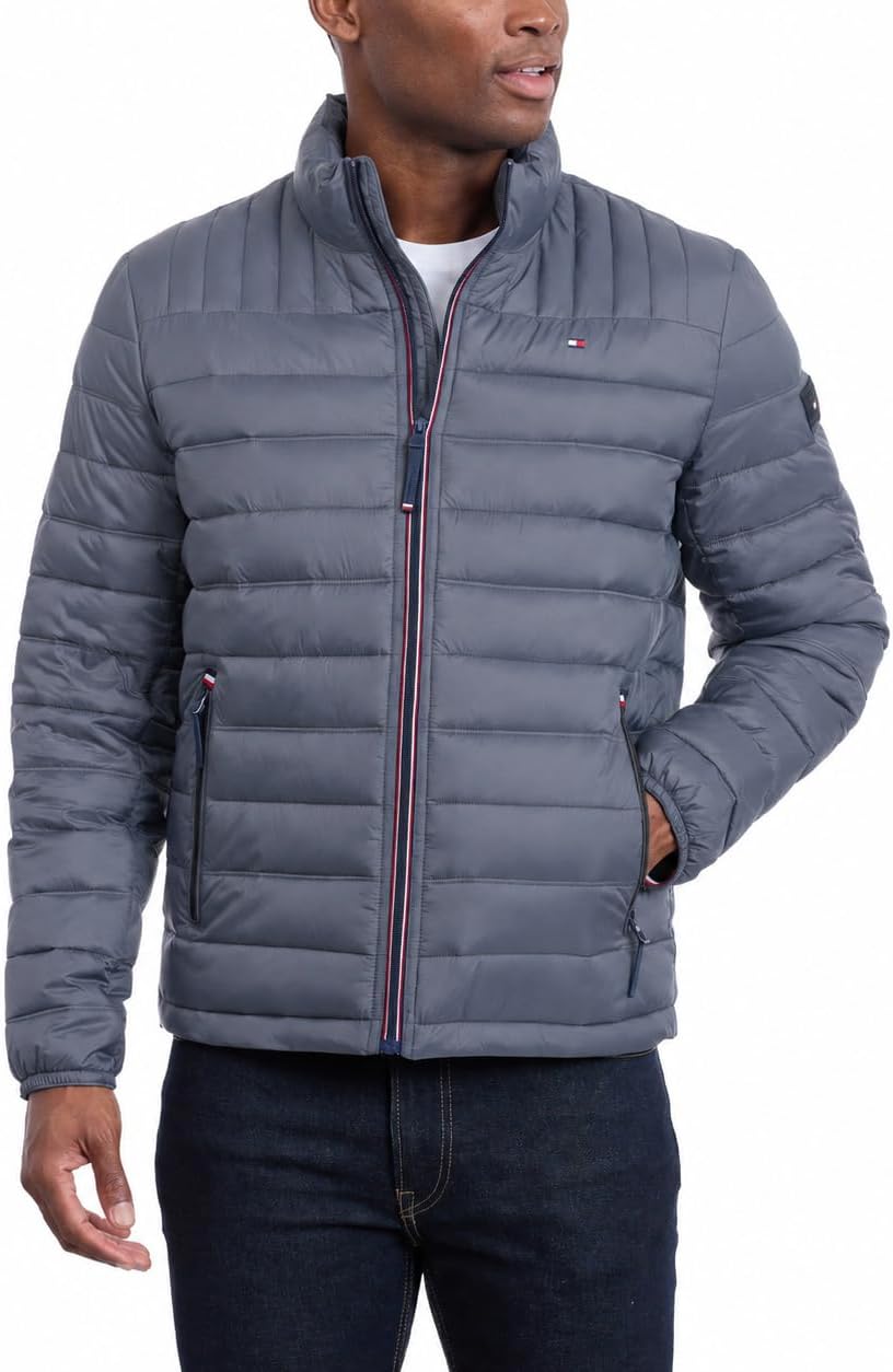CASACA PARA HOMBRE TOMMY HILFIGER ULTRA LOFT LIGERA Y COMPACTABLE - 1