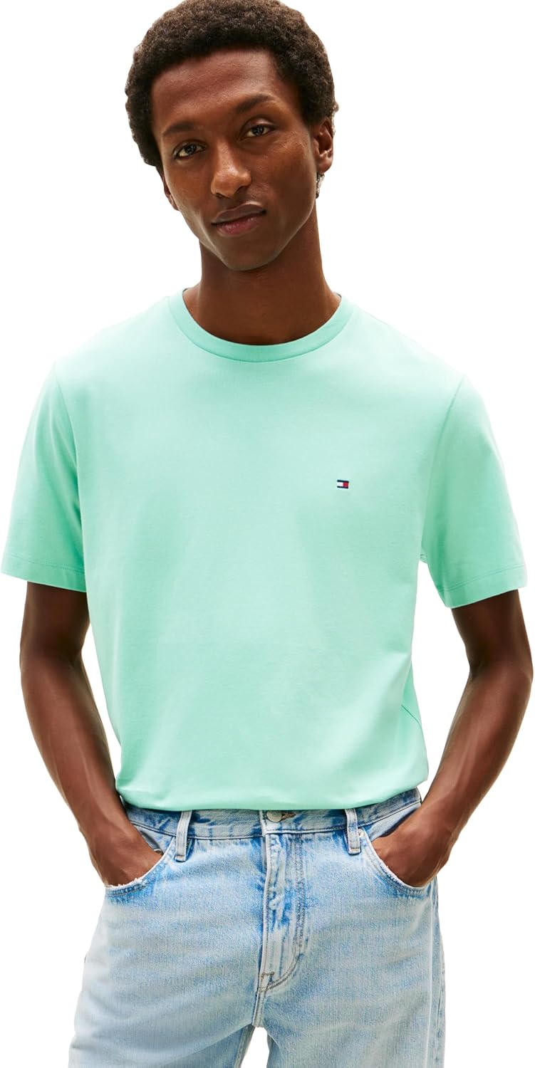 POLO HOMBRE TOMMY HILFIGER MANGA CORTA ALGODÓN CUELLO REDONDO REGULAR FIT - 1