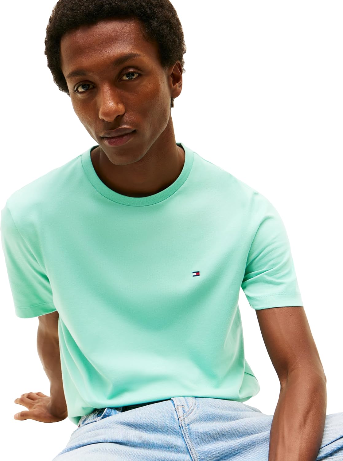 POLO HOMBRE TOMMY HILFIGER MANGA CORTA ALGODÓN CUELLO REDONDO REGULAR FIT - 2