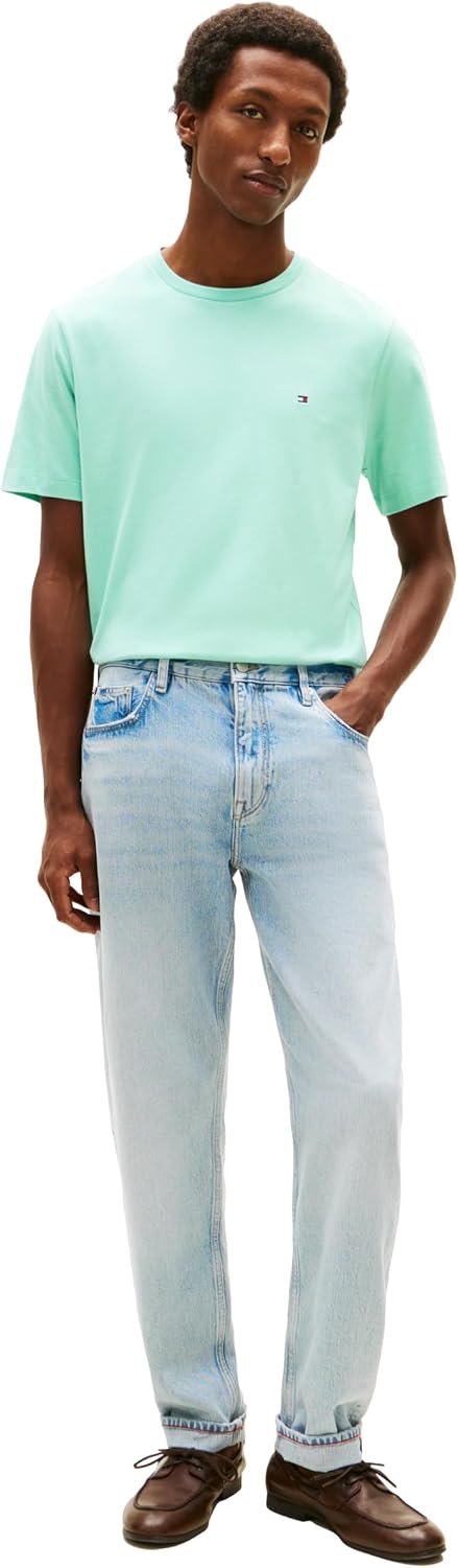 POLO HOMBRE TOMMY HILFIGER MANGA CORTA ALGODÓN CUELLO REDONDO REGULAR FIT - 3