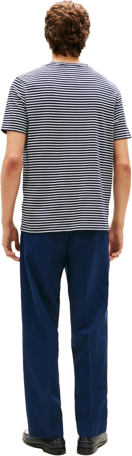 POLO HOMBRE TOMMY HILFIGER MANGA CORTA ALGODÓN CUELLO REDONDO REGULAR FIT - 4