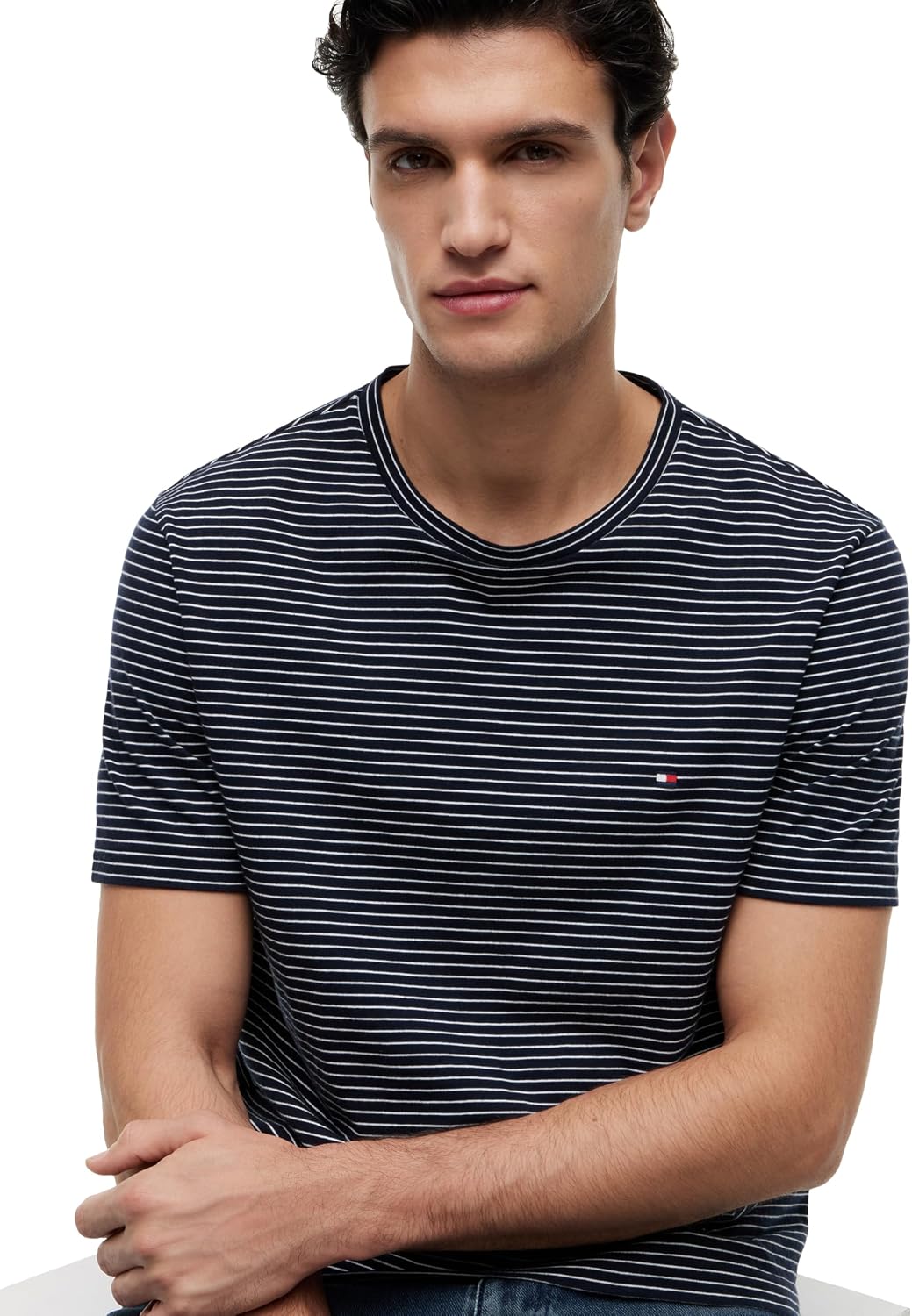 POLO HOMBRE TOMMY HILFIGER MANGA CORTA ALGODÓN CUELLO REDONDO REGULAR FIT - 2