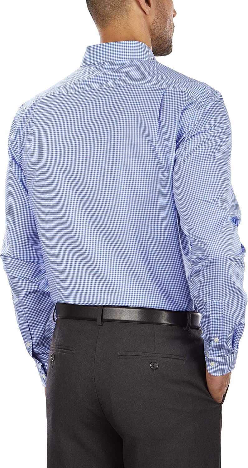 CAMISA DE VESTIR PARA HOMBRE TOMMY HILFIGER SLIM FIT SIN PLANCHADO CUADRO VICHY - 3