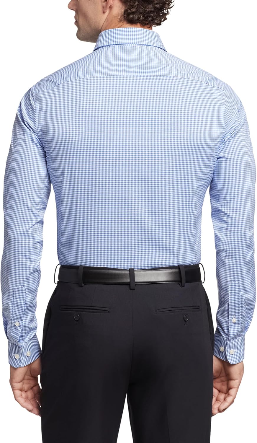 CAMISA DE VESTIR PARA HOMBRE TOMMY HILFIGER SLIM FIT SIN PLANCHADO CUADRO VICHY - 2