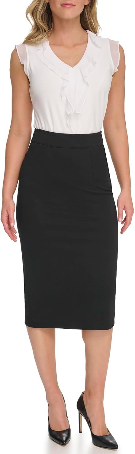 FALDA MIDI PARA MUJER TOMMY HILFIGER PONTE - 4