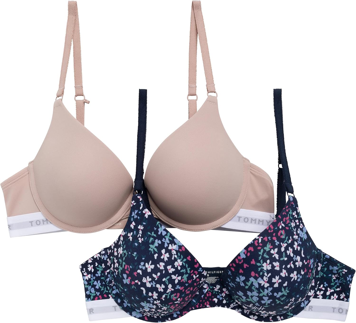 SOSTÉN PUSH UP MUJER TOMMY HILFIGER MICROFIBRA 2 UNIDADES - 1