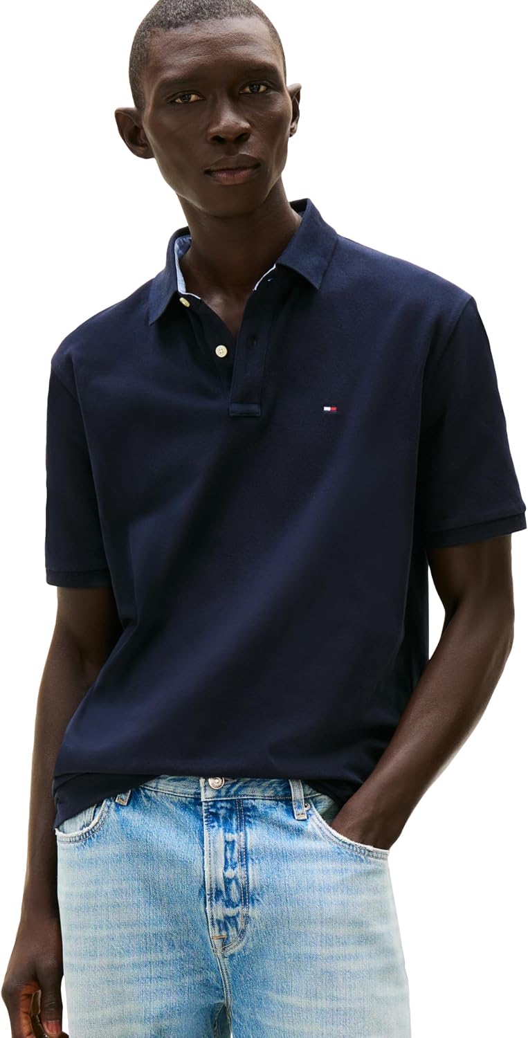 POLO PARA HOMBRE TOMMY HILFIGER MANGA CORTA ALGODÓN PIQUÉ AJUSTE CLÁSICO - 1