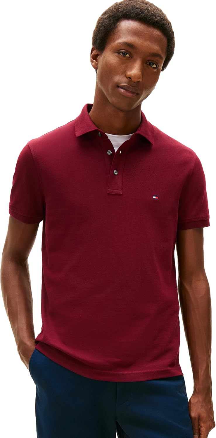 POLO HOMBRE TOMMY HILFIGER SLIM FIT ALGODÓN ORGÁNICO CON STRETCH - 1