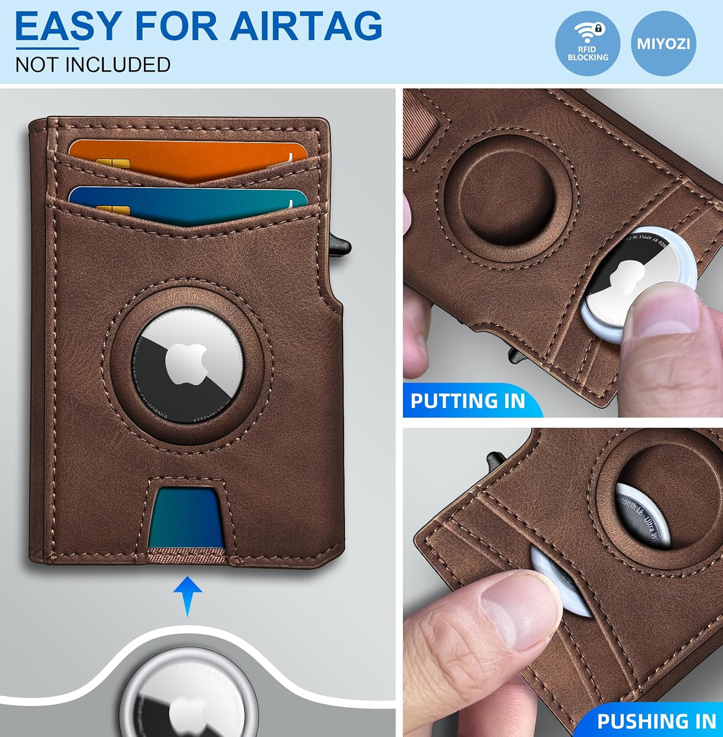 BILLETERA PARA HOMBRE MIYOZI POP UP CON CLIP PARA DINERO Y PROTECCIÓN RFID - 4