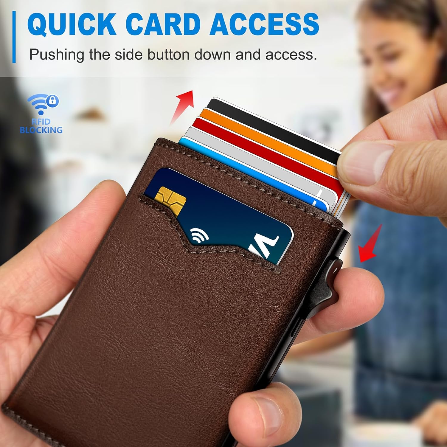 BILLETERA PARA HOMBRE MIYOZI TRIFOLD CON BLOQUEO RFID Y CIERRE MAGNÉTICO - 5