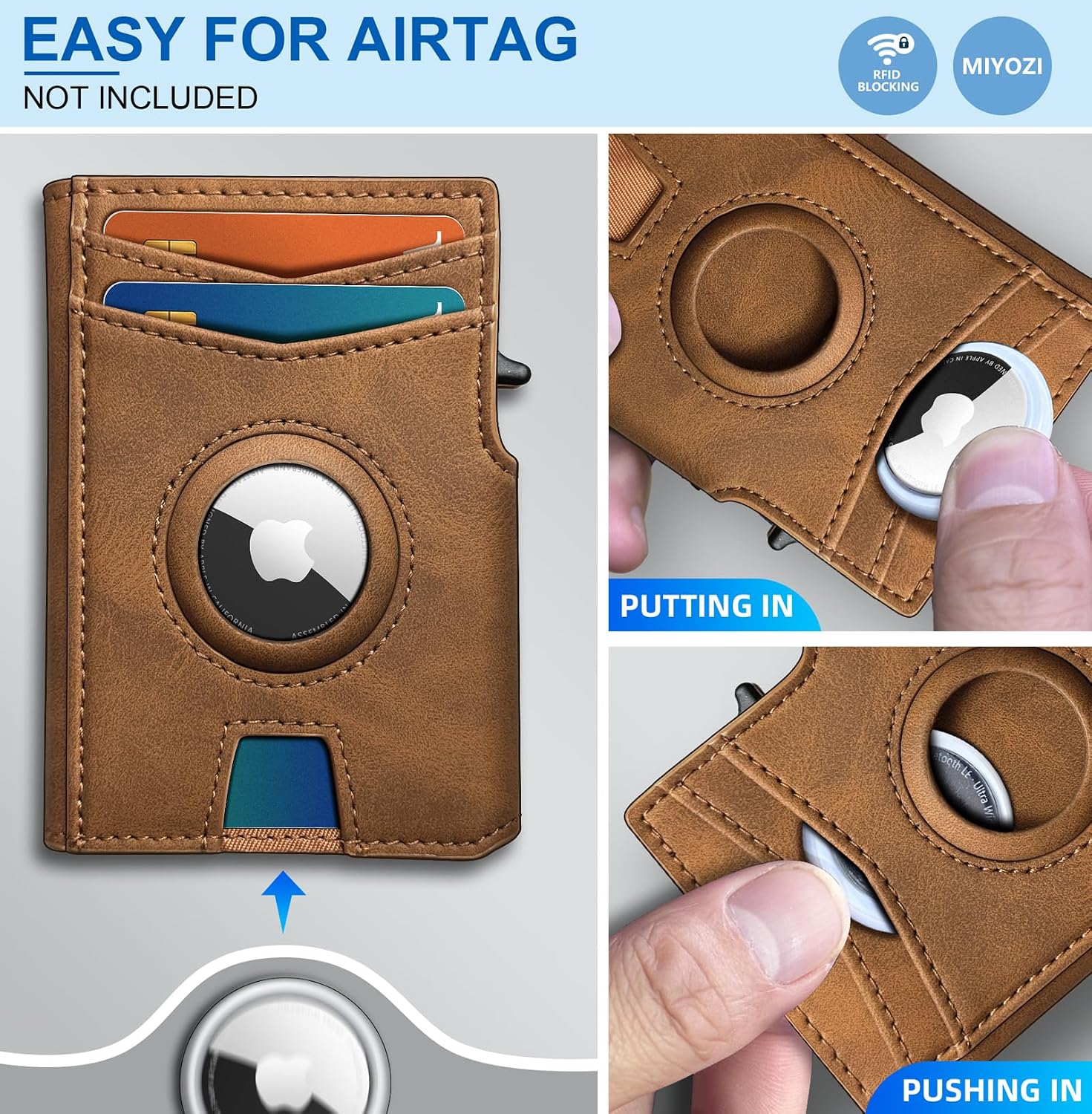 BILLETERA PARA HOMBRE MIYOZI POP UP CON CLIP PARA DINERO Y PROTECCIÓN RFID - 4