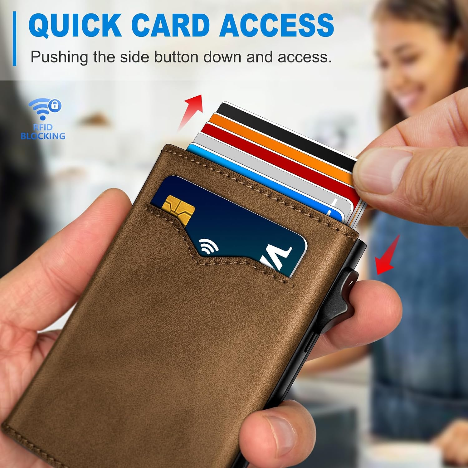 BILLETERA PARA HOMBRE MIYOZI TRIFOLD CON BLOQUEO RFID Y CIERRE MAGNÉTICO - 5