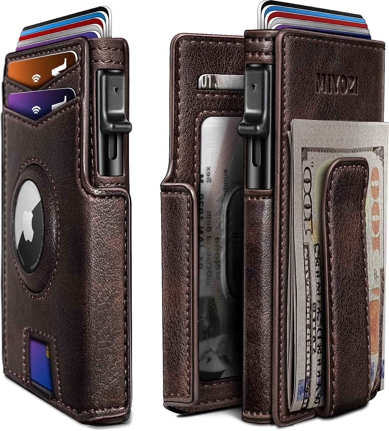 BILLETERA PARA HOMBRE MIYOZI POP UP CON CLIP PARA DINERO Y PROTECCIÓN RFID - 1