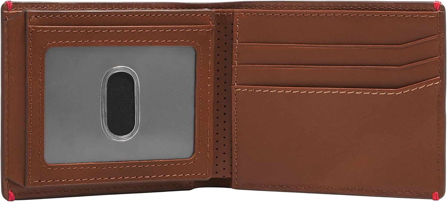 BILLETERA BIFOLD PARA HOMBRE FOSSIL SPORT TOURER MARRÓN - 2