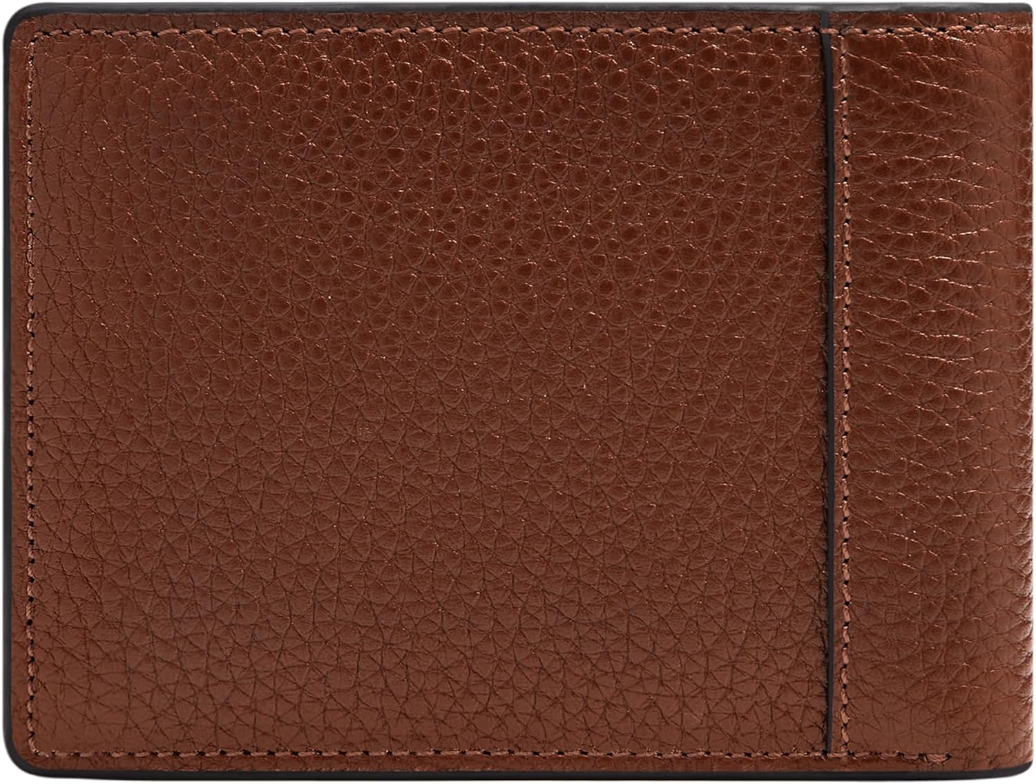 BILLETERA PARA HOMBRE FOSSIL HUNTINGTON DE CUERO BIFOLD CON FLIP ID MARRÓN MEDIO - 4