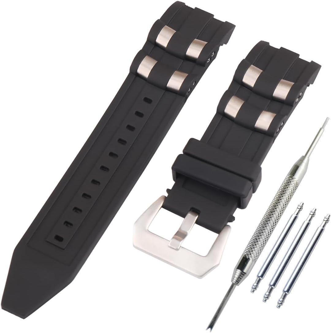 CORREA DE CAUCHO PARA RELOJ HOMBRE FACLE 26MM COMPATIBLE INVICTA PRO DIVER - 1