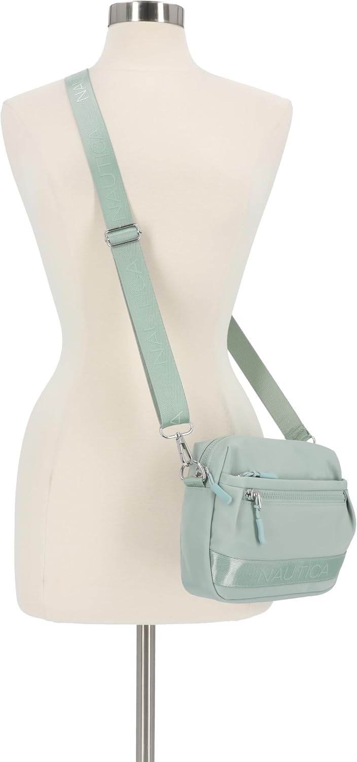 BOLSO CRUZADO Y CANGURERA NAUTICA NYLON BEAN CON CORREA AJUSTABLE - 5