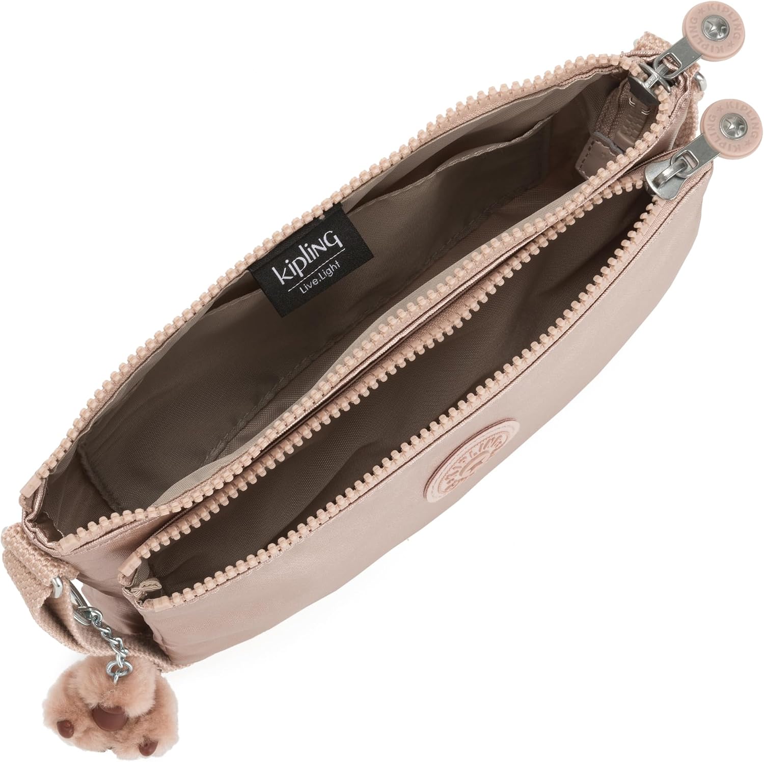 BOLSO CRUZADO KIPLING MIKAELA PARA MUJER, SÚPER LIGERO, CORREA AJUSTABLE, NYLON ESTAMPADO - 3
