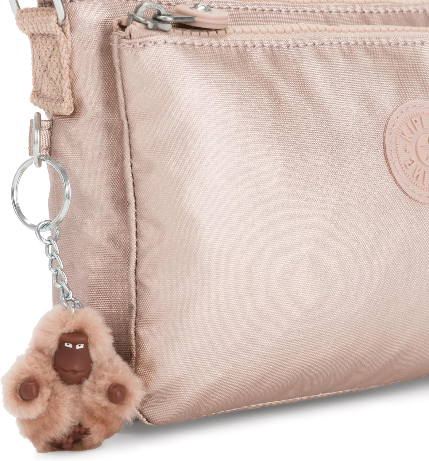 BOLSO CRUZADO KIPLING MIKAELA PARA MUJER, SÚPER LIGERO, CORREA AJUSTABLE, NYLON ESTAMPADO - 5