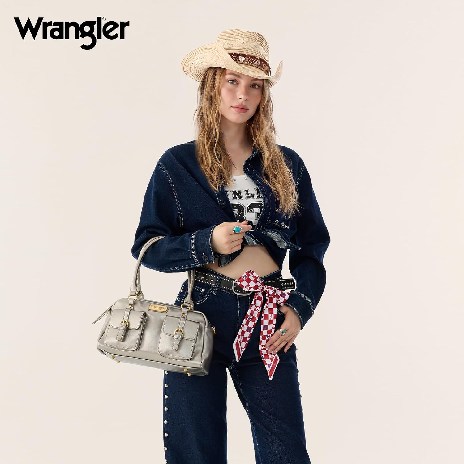 BOLSO SATCHEL MONTANA WEST PARA MUJER MULTI BOLSILLOS - 2