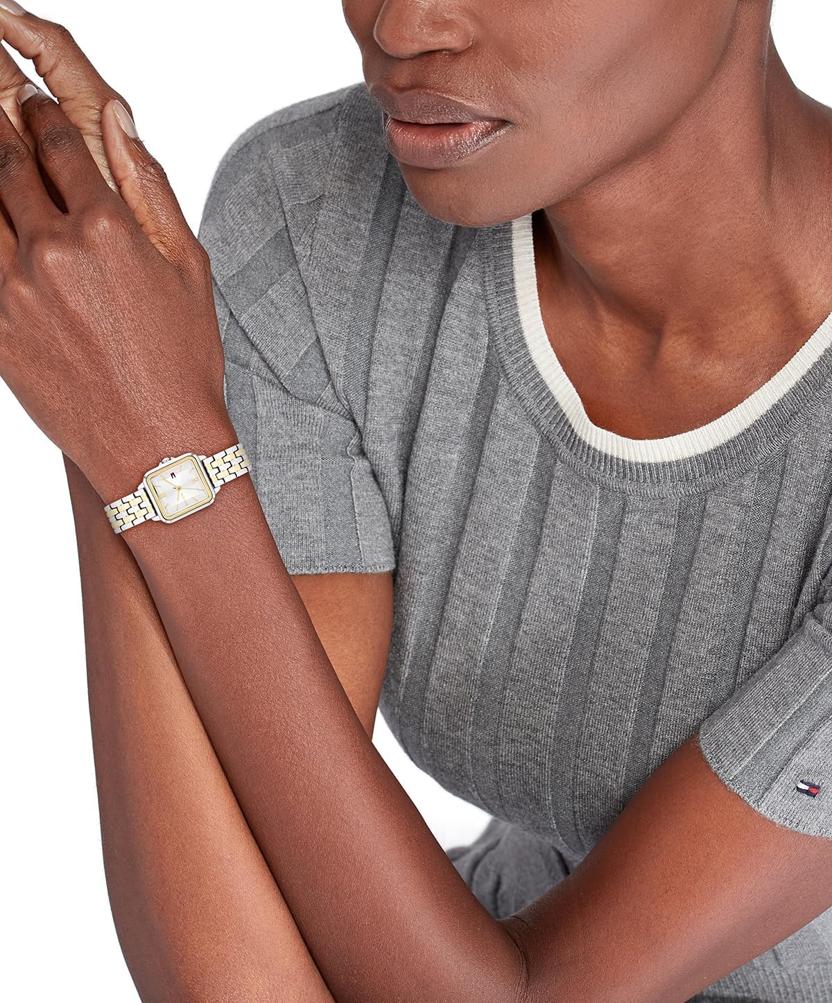 RELOJ DE PULSERA PARA MUJER TOMMY HILFIGER CUARZO BICOLOR ACERO INOXIDABLE 22.5MM - 4