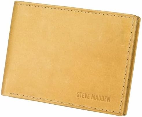 BILLETERA PARA HOMBRE STEVE MADDEN SLIM DE CUERO CON BOLSILLOS EXTRA - 2