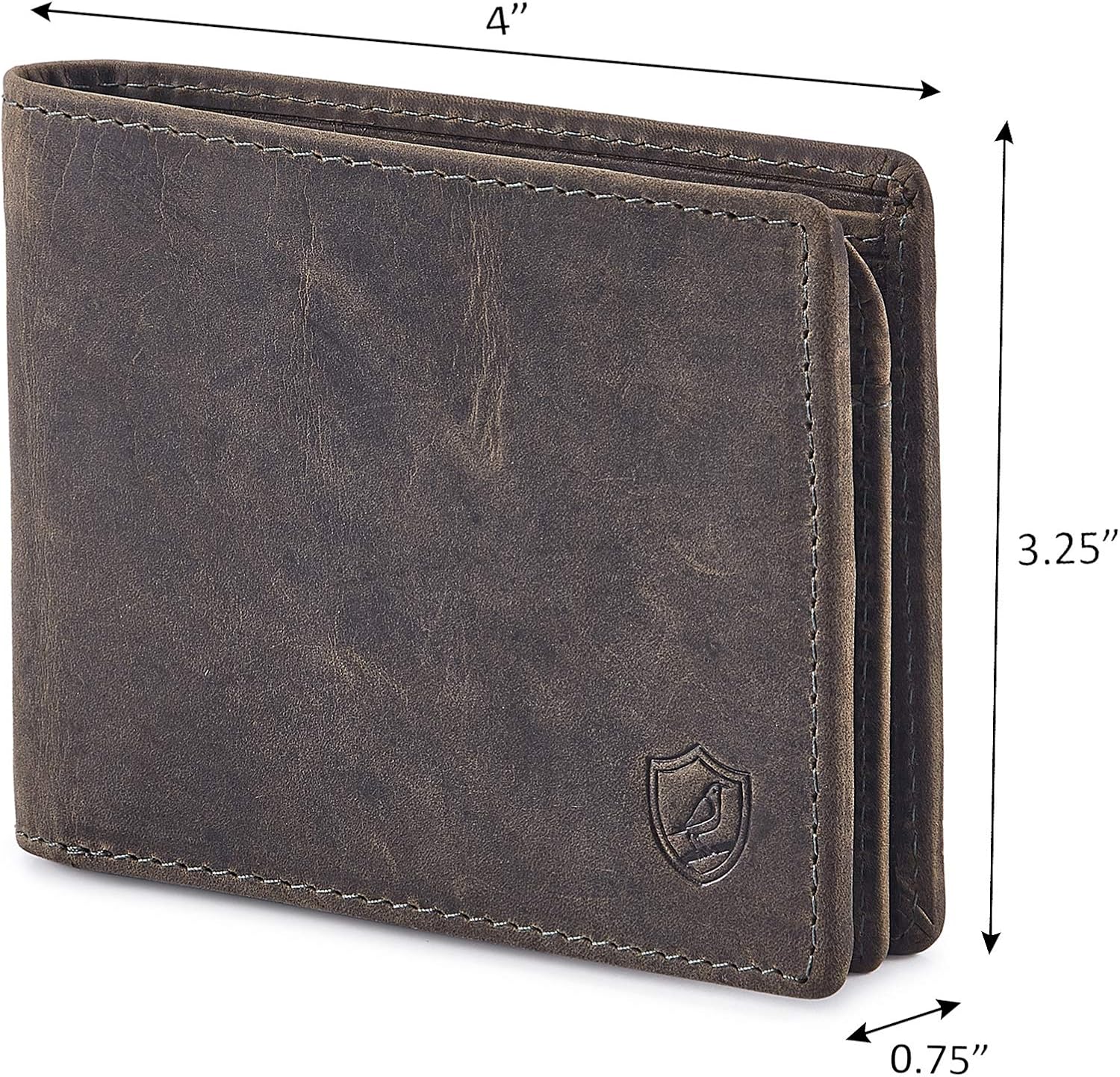 BILLETERA PARA HOMBRE COCHOA CRAZY HORSE VERDE MUSGO - 3
