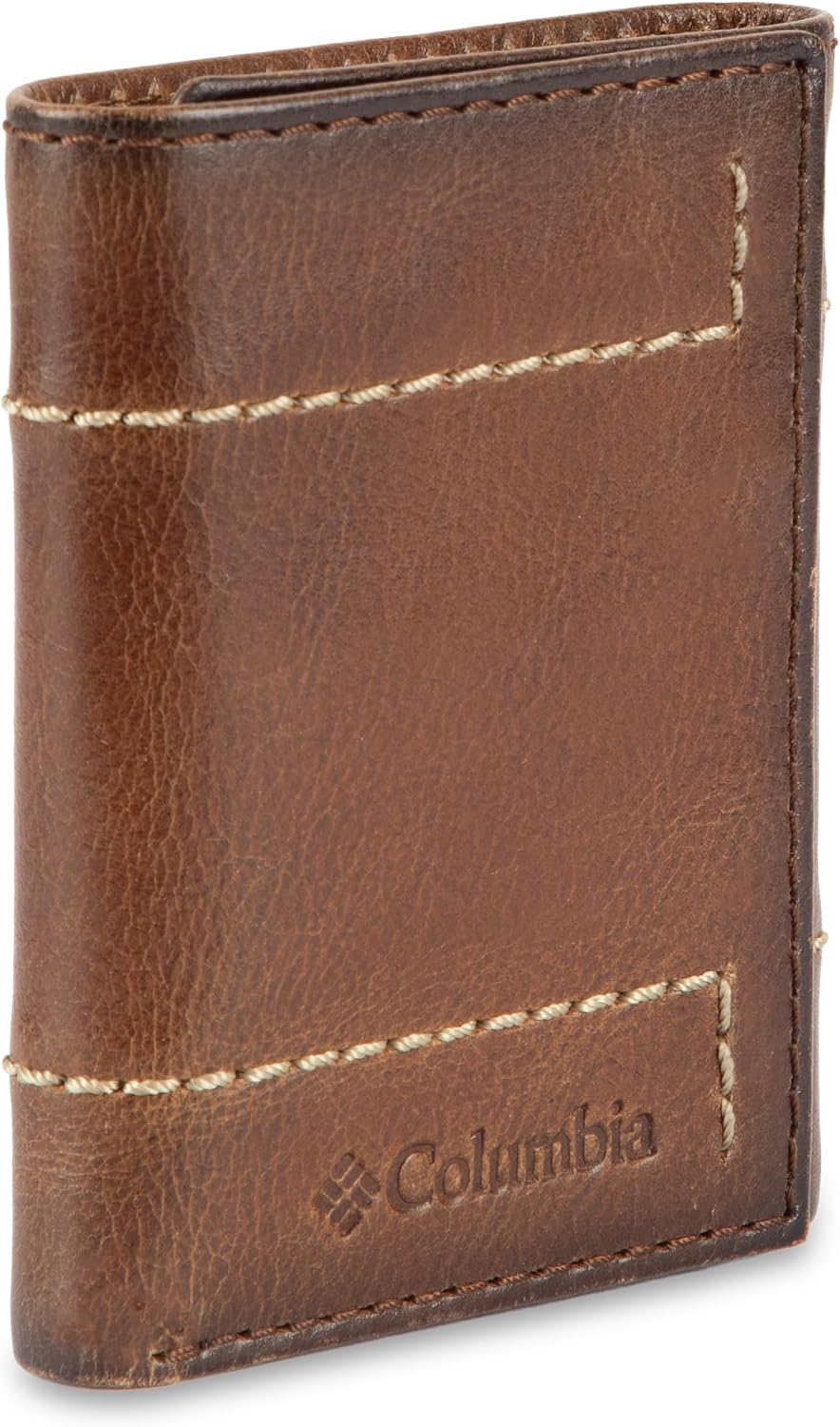 BILLETERA PARA HOMBRE COLUMBIA SLIM BIFOLD CON VENTANA PARA ID TAN - 2