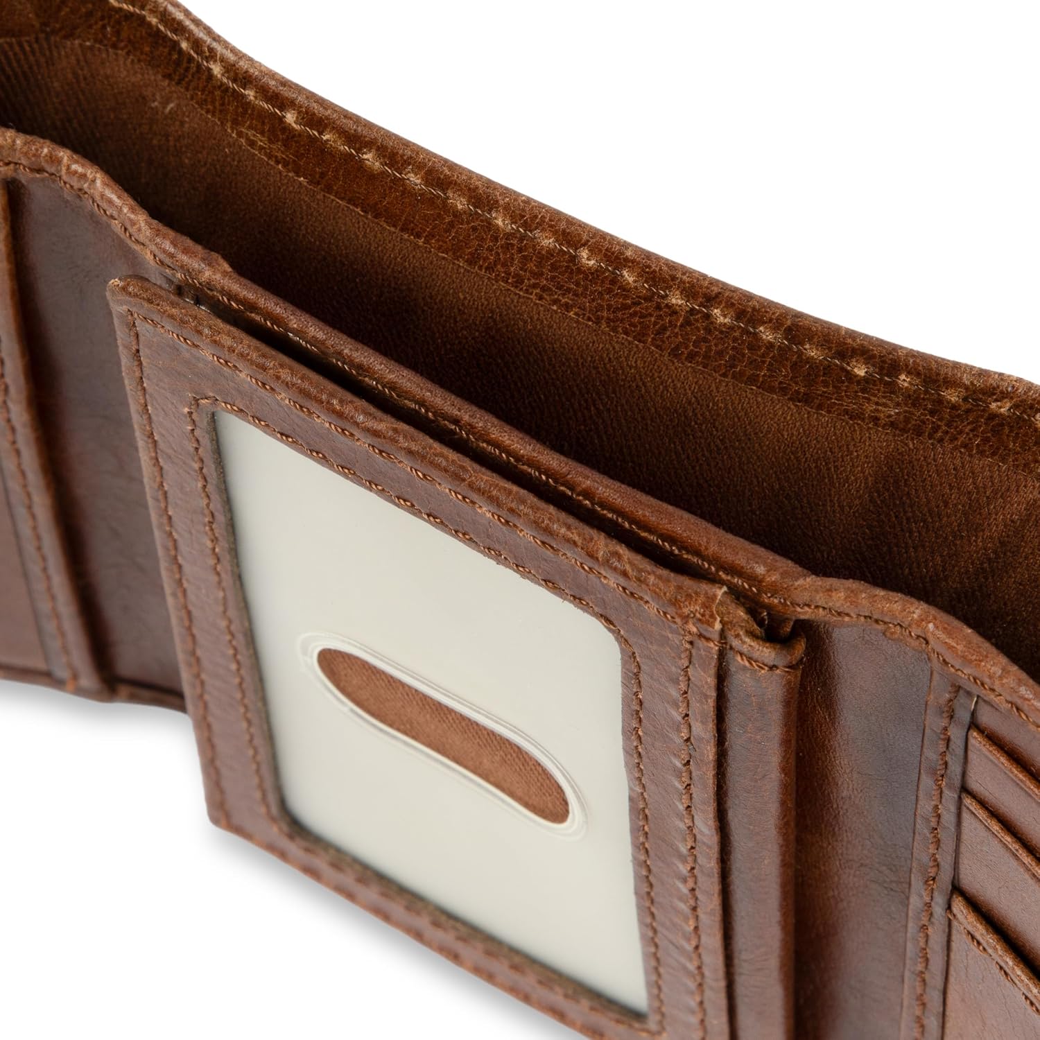 BILLETERA PARA HOMBRE COLUMBIA SLIM BIFOLD CON VENTANA PARA ID TAN - 5