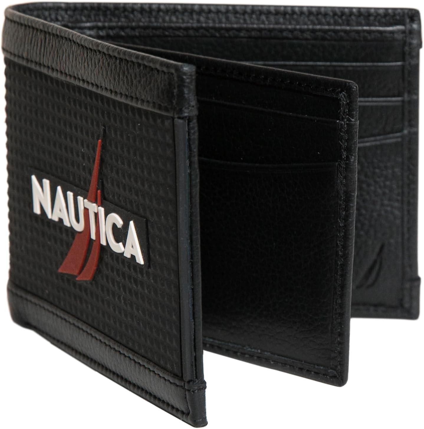 BILLETERA PARA HOMBRE NAUTICA BIFOLD DE CUERO CON BLOQUEO RFID - 5