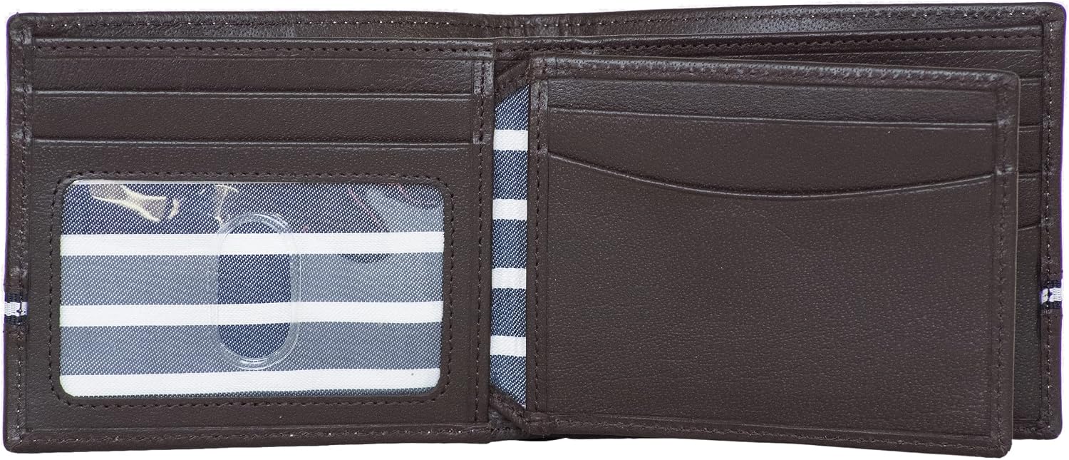 BILLETERA PARA HOMBRE NAUTICA BIFOLD DE CUERO CON BLOQUEO RFID - 2