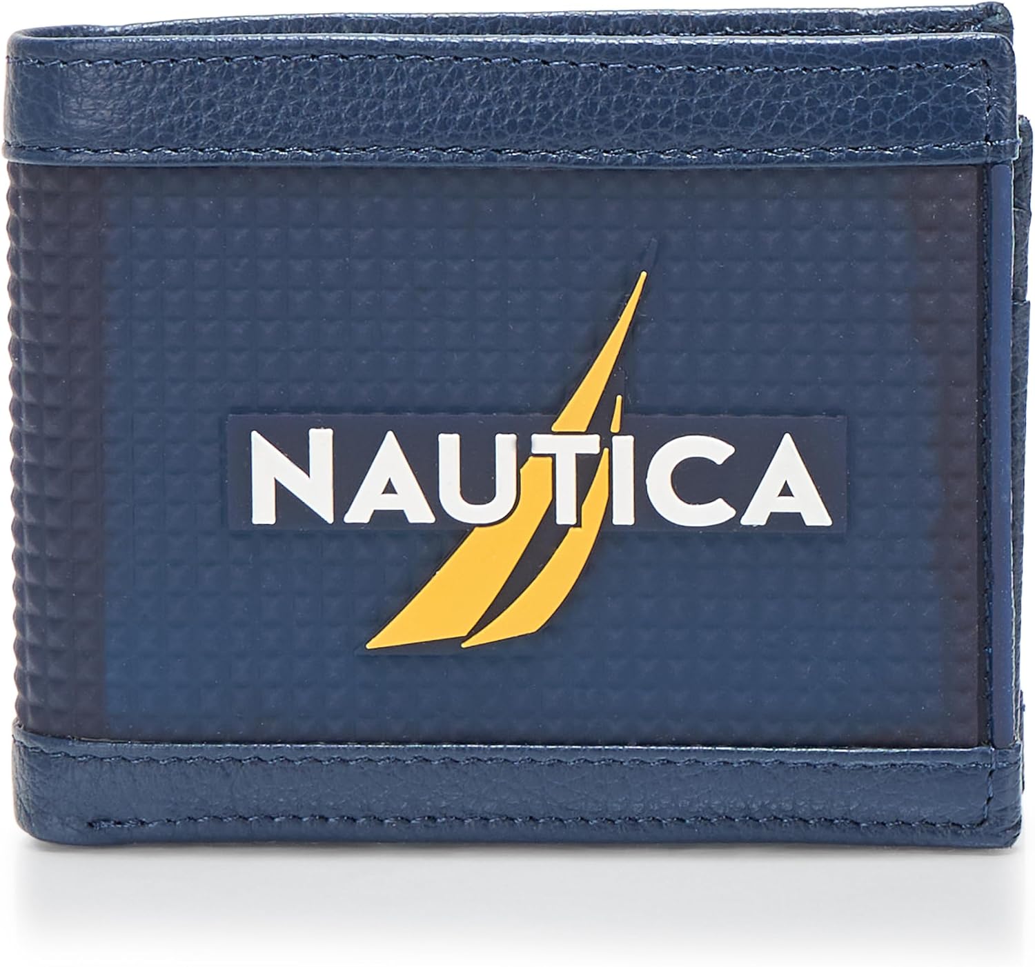 BILLETERA PARA HOMBRE NAUTICA BIFOLD DE CUERO CON BLOQUEO RFID - 1
