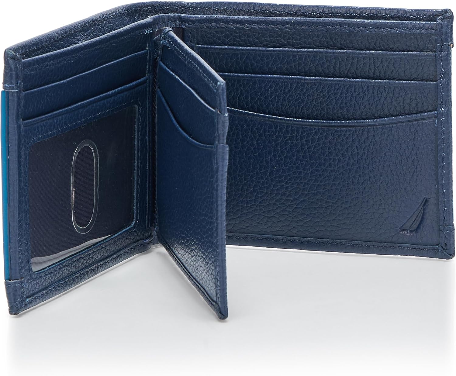 BILLETERA PARA HOMBRE NAUTICA BIFOLD DE CUERO CON BLOQUEO RFID - 3