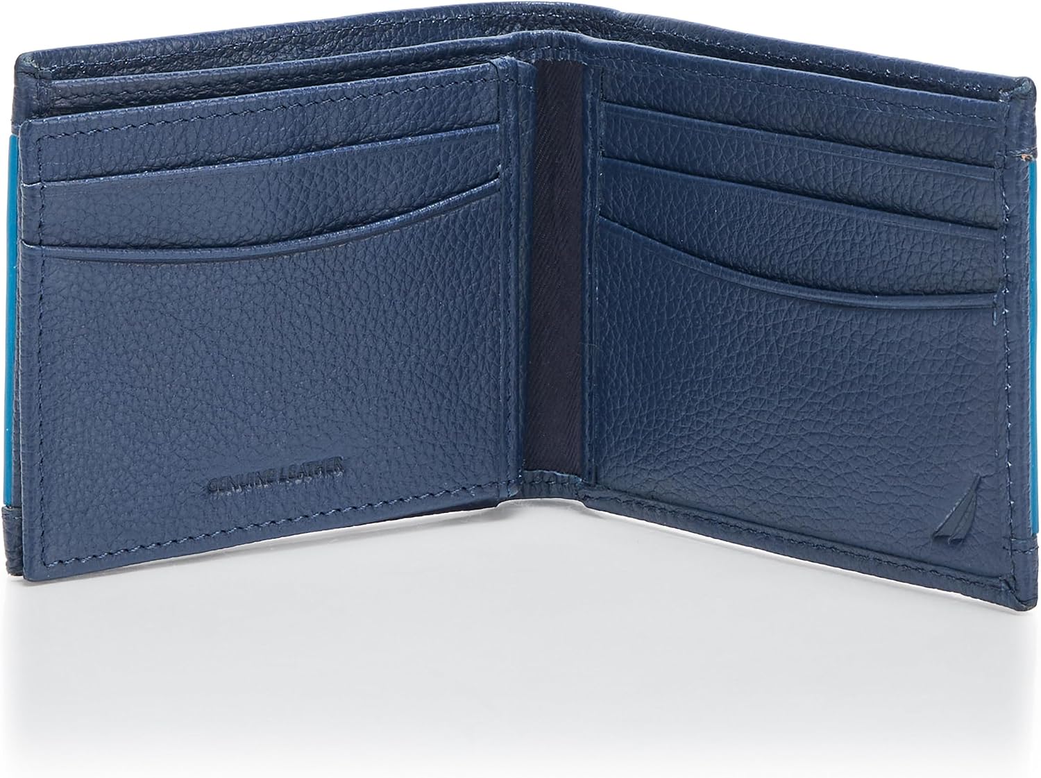 BILLETERA PARA HOMBRE NAUTICA BIFOLD DE CUERO CON BLOQUEO RFID - 4